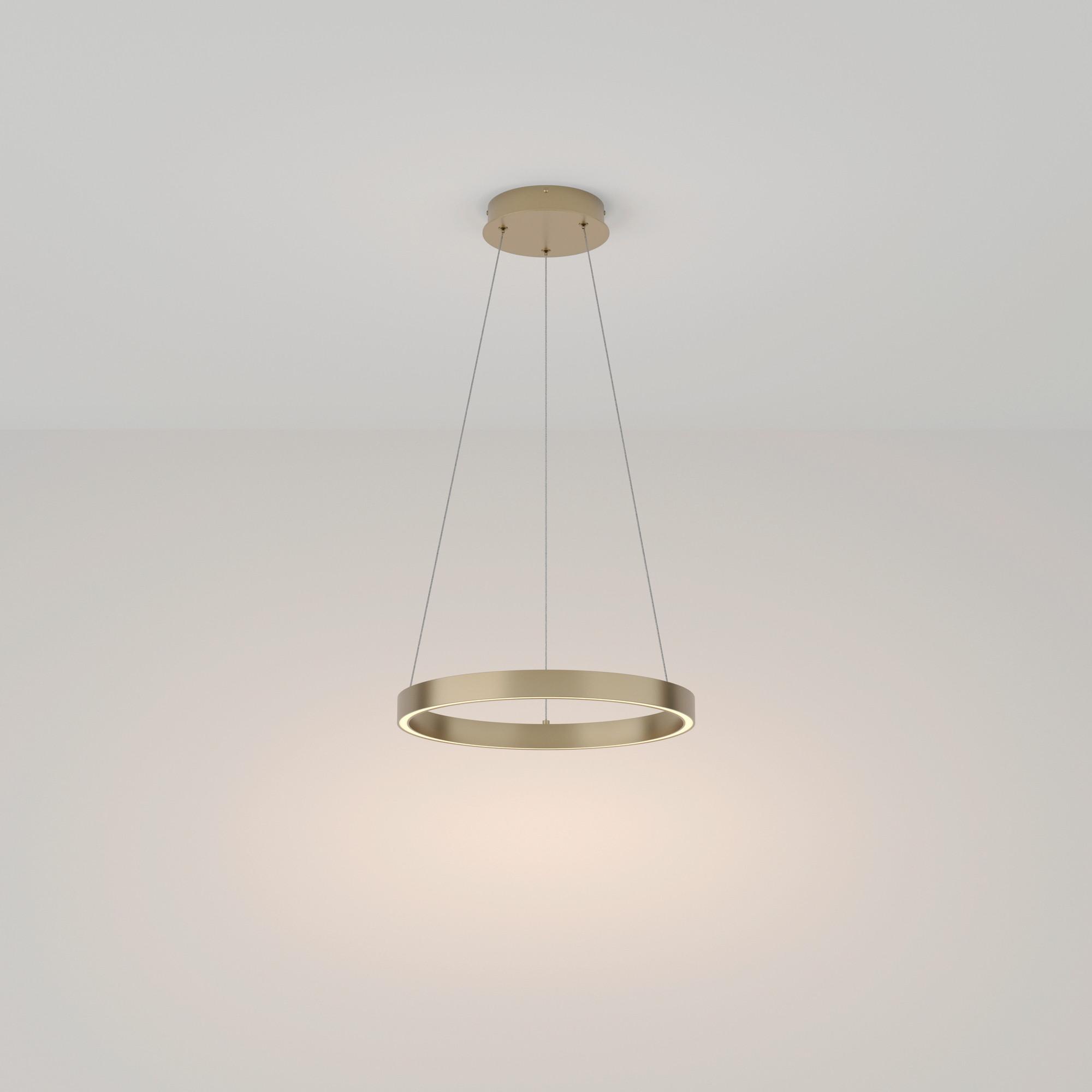 Pendelleuchte Rim Messingfarben max. 25 Watt - Messingfarben, Trend, Metall (40/3,5cm) - MAYTONI