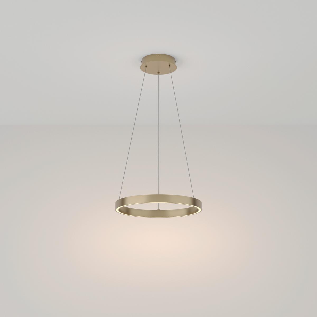 Pendelleuchte Rim Messingfarben max. 25 Watt - Messingfarben, Trend, Metall (40/3,5cm) - MAYTONI