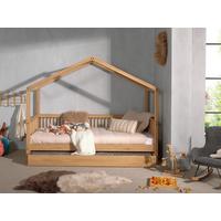 Hausbett FORREST Naturfarben ca.90x200cm Echtholz, Bettlade - Naturfarben, MODERN, Holz/Holzwerkstoff (90/200cm) - Vipack