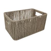 Coș Sophie - culoare natur, Konventionell, hârtie/metal (35/18/25cm) - Modern Living