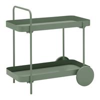 Kolica Za Serviranje Desino - zelena, Moderno, metal (70/70/43cm) - Modern Living