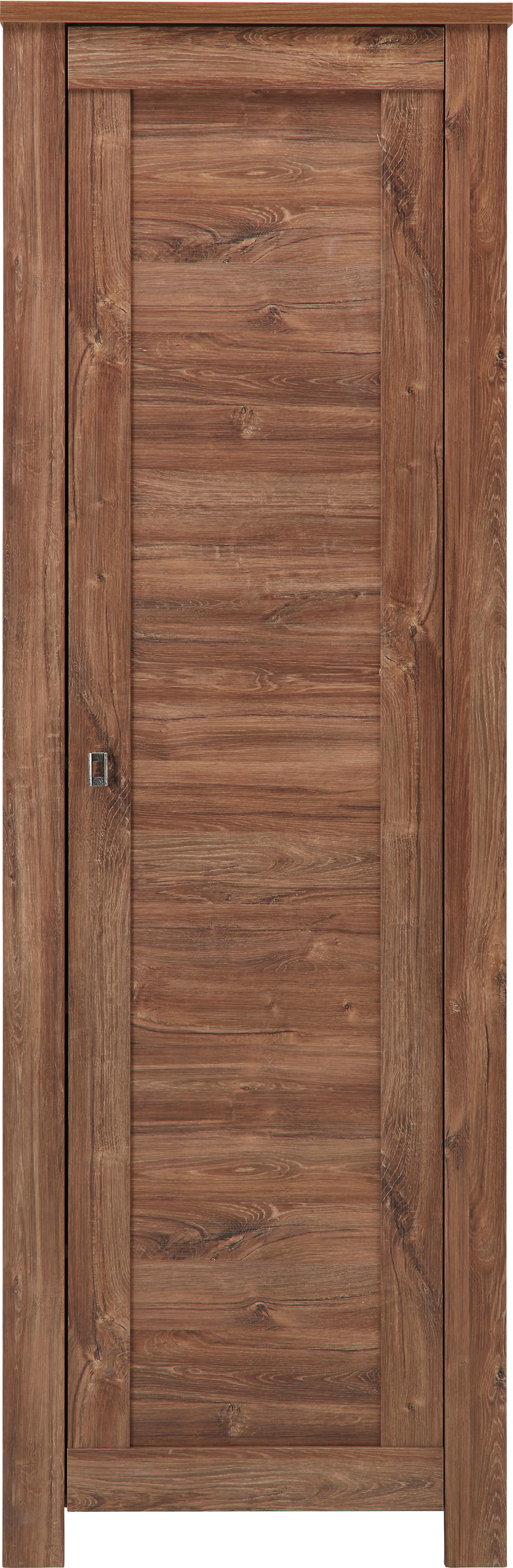Előszobaszekrény Akác Szín Brüssel - nikkel, Lifestyle, faalapú anyag/fém (65/200/40cm) - Mömax