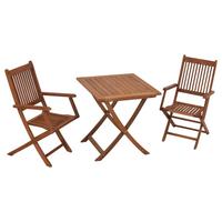 Set Za Balkon Rio, Masivno - naravne barve, Moderno, les - Gardenson