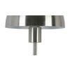 BORDSLAMPA MUSCH - nickelfärgad/svart, Modern, metall/plast (18/18/30cm) - Mömax