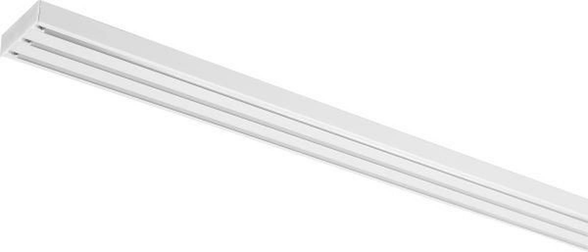SZYNA DO ZASŁON PANELOWYCH 90000-005 3-CZĘŚCIOWY  ZESTAW - biały, Design, metal (160cm) - Homeware