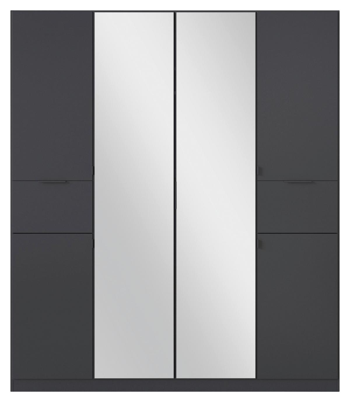 Ormar S Klasičnim Vratima Ticao - siva/srebrne boje, Moderno, drvni materijal/metal (181/210/54cm) - Modern Living