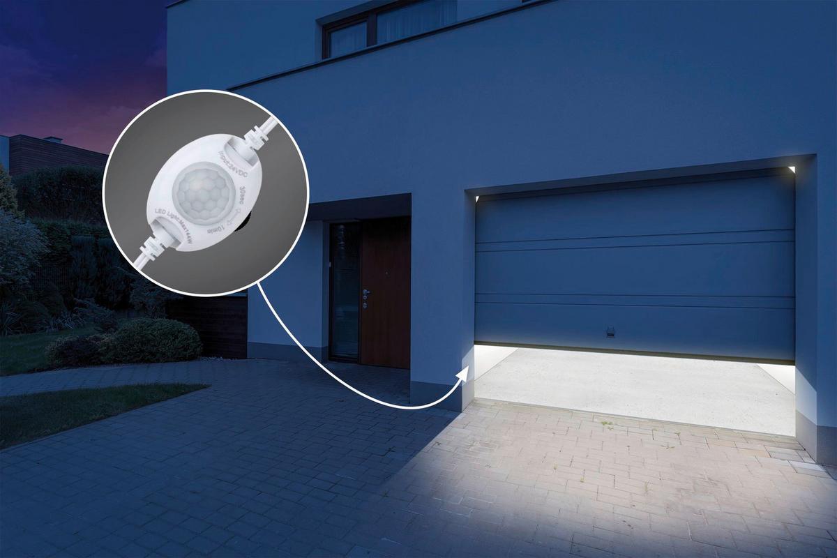 LED-Strip MaxLED Night PIR Sensor Weiß max. 144 Watt - Weiß, Basics, Kunststoff (4,8/3,3cm) - Paulmann