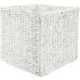 Regalkorb Bea Weiß - Weiß, ROMANTIK / LANDHAUS, Naturmaterialien/Metall (33/32/33cm) - Zandiara Regalkorb Bea Weiß - Weiß, ROMANTIK / LANDHAUS, Naturmaterialien/Metall (33/32/33cm) - Zandiara
