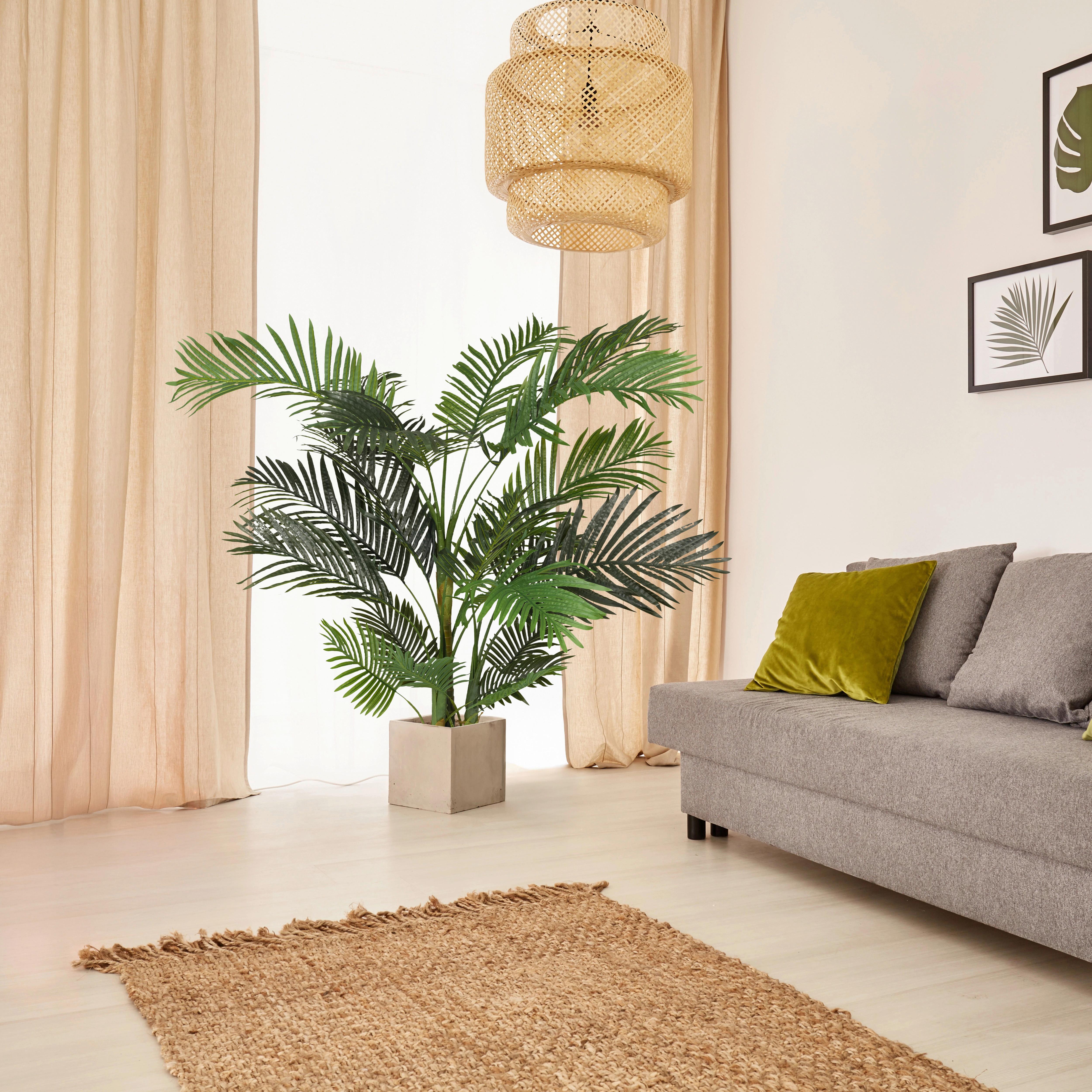 Umetna Rastlina Areca Ii - črna/zelena, Moderno, umetna masa (64/150/60cm) - MID.YOU