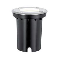 LED-Außenleuchte Floor LED in Edelstahlfarben max. 3,5 W - Edelstahlfarben, Basics, Metall (10,8cm) - Paulmann