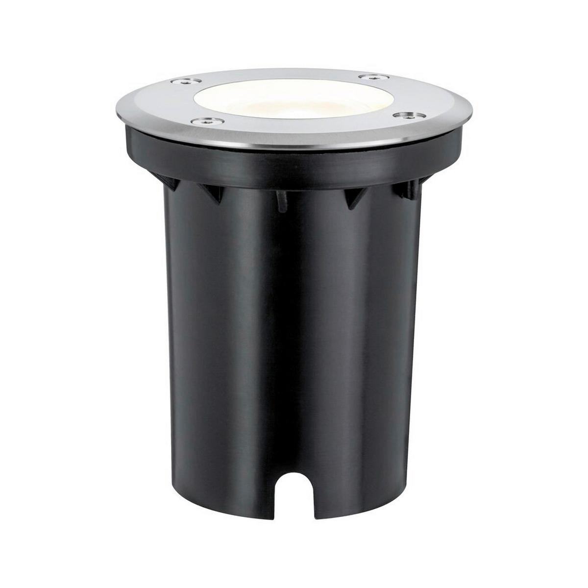 LED-Außenleuchte Floor LED in Edelstahlfarben max. 3,5 W - Edelstahlfarben, Basics, Metall (10,8cm) - Paulmann