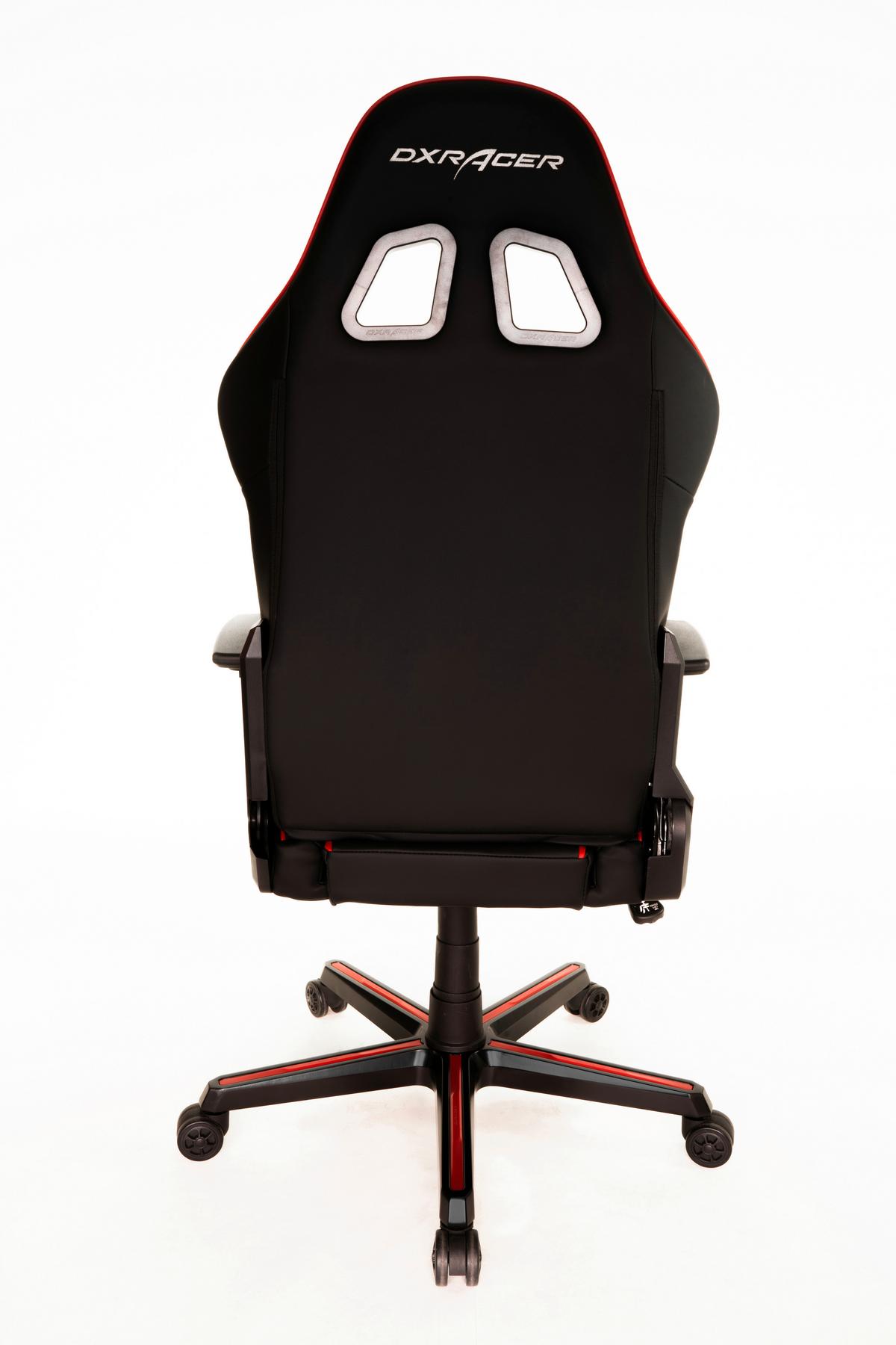 Gaming Stol Dx Racer P08, Črna, Rdeča - rdeča/črna, Moderno, kovina/tekstil (64/123/64cm) - Mömax