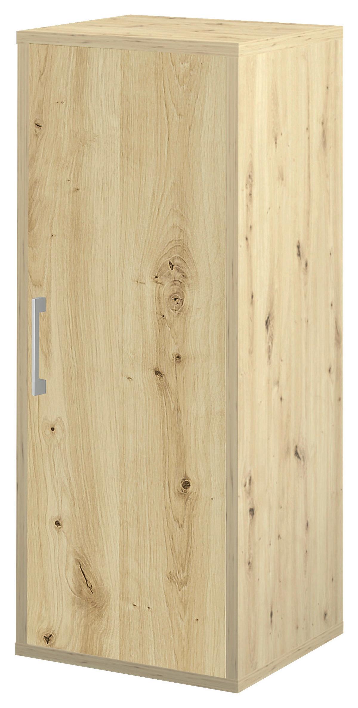Tür Big Profi Office - Alufarben/Eiche Artisan, Modern, Holzwerkstoff/Metall (38/104/2cm) - Mömax