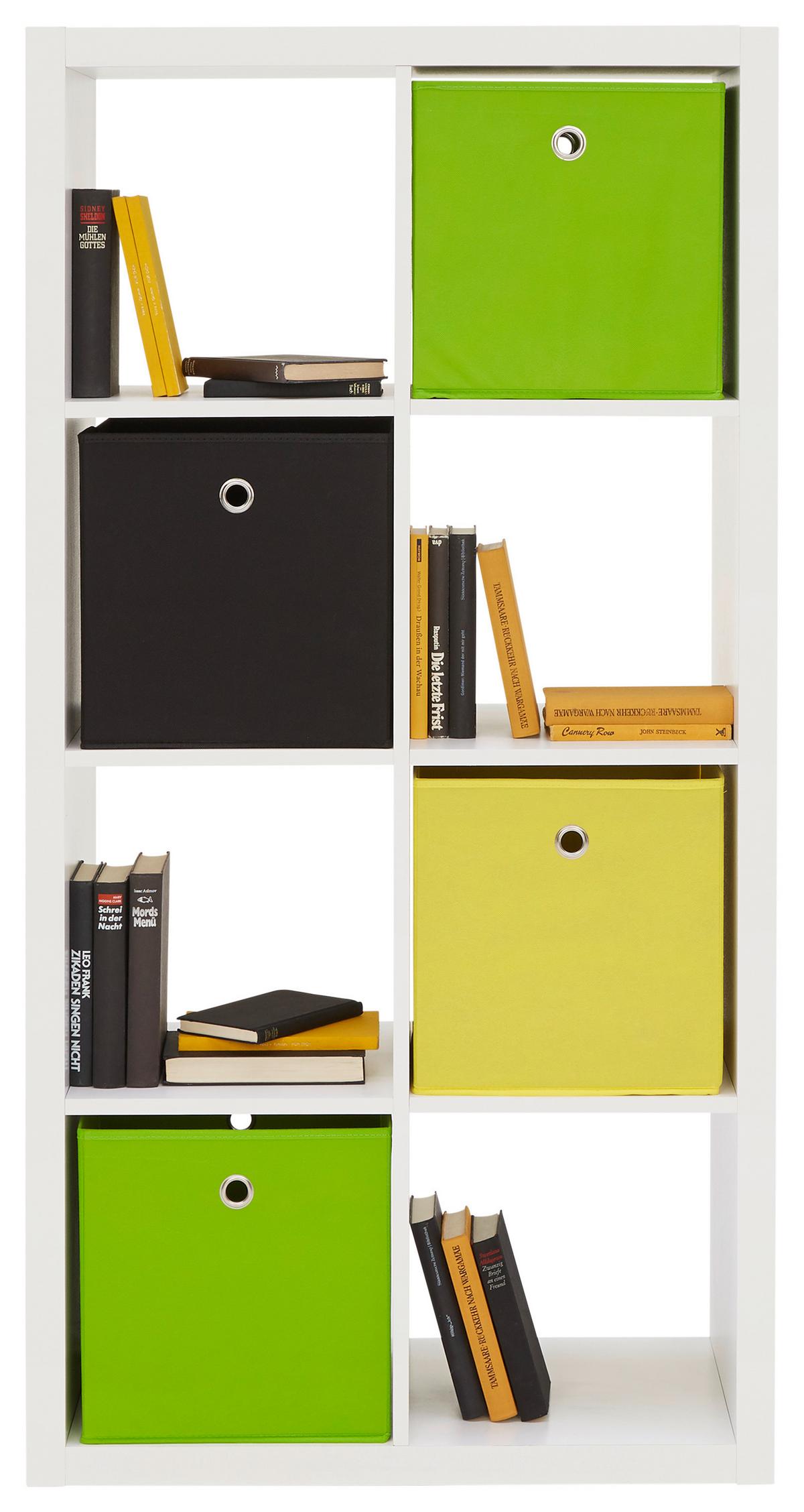 REGAŁ DZIAŁOWY STYLE - biały, Design, materiał drewnopochodny (77/147/38cm) - Carryhome