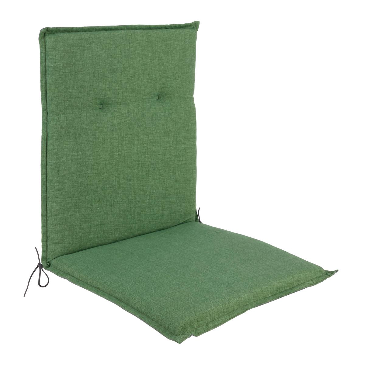 Sesselauflage Genf 1 Waldgrün ca. 100x48x5cm - Waldgrün, Basics, Textil (100/48/5cm) - Mömax