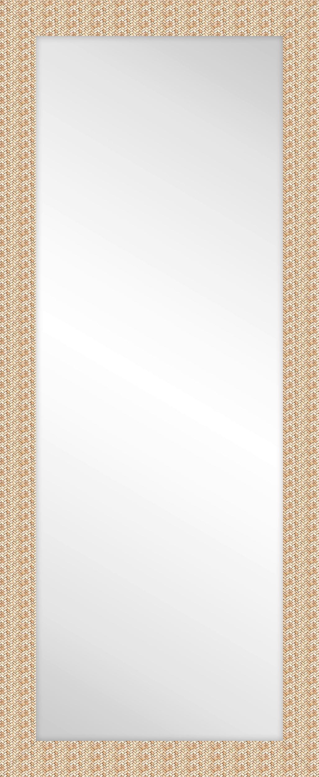 Spiegel Ceiba Braun/Weiß ca. 71x172cm - Braun/Weiß, MODERN, Glas/Holzwerkstoff (71/172/3cm) - Mömax