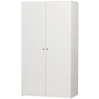 Drehtürenschrank Sipke Weiß - Weiß, Basics, Holz (110/210/55cm) - MID.YOU