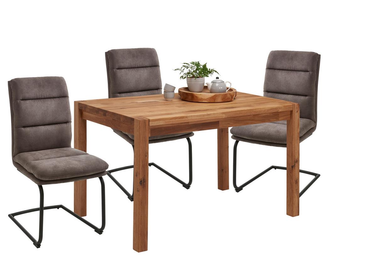 STÓŁ DO JADALNI TINA - kolor dębowy, Konventionell, drewno (120/80/75cm) - home24