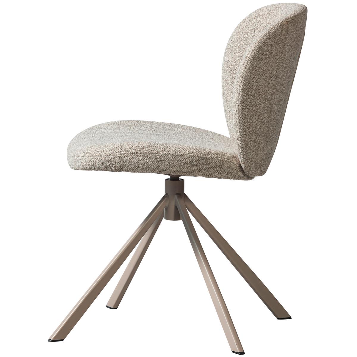 Stuhl-Set Femke 2er-Set Naturfarben - Naturfarben, Design, Textil/Metall (58/80/65cm) - Livetastic