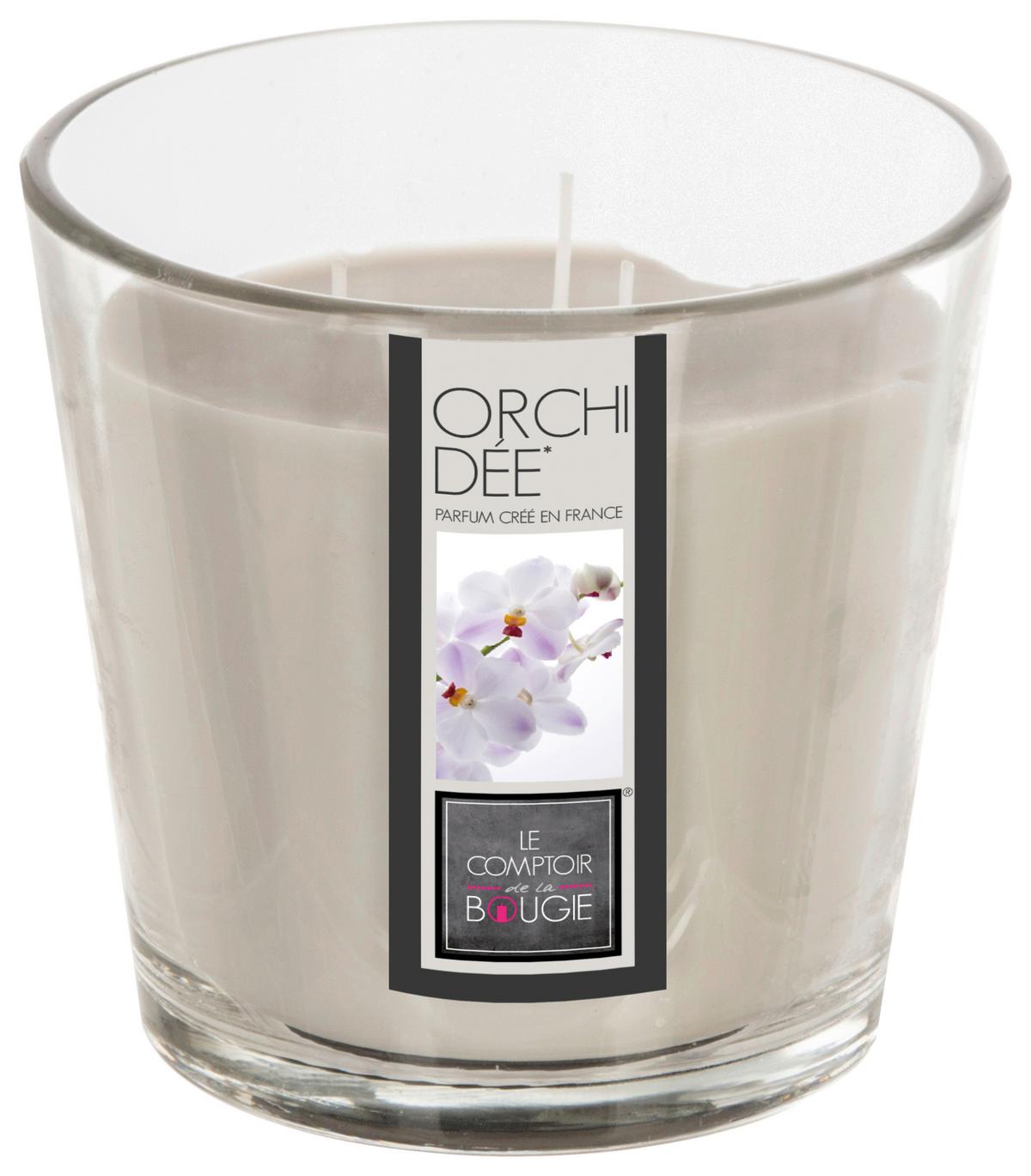 Gyertya Üvegben Lisa - bézs/krémszínű, üveg (12,5/13,5cm) - Modern Living