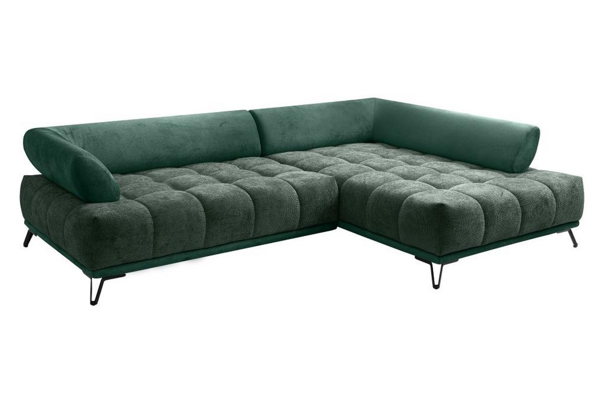 Coltar LARGO N - verde închis, Modern, textil (262/184cm) - Modern Living