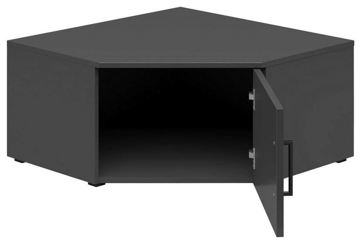 Aufsatzschrank Multistauraum Graphitfarben - Graphitfarben/Schwarz, Modern, Holzwerkstoff/Kunststoff (71,5/35/71,5cm) - Premium Living
