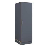 Wäscheschrank Rislo - Honigeiche/Anthrazit, Trend, Holzwerkstoff/Kunststoff (50/162/60cm) - MID.YOU