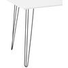SKRIVBORD MARC - vit/svart, Modern, metall/trä (98/60/75cm) - Bessagi Home