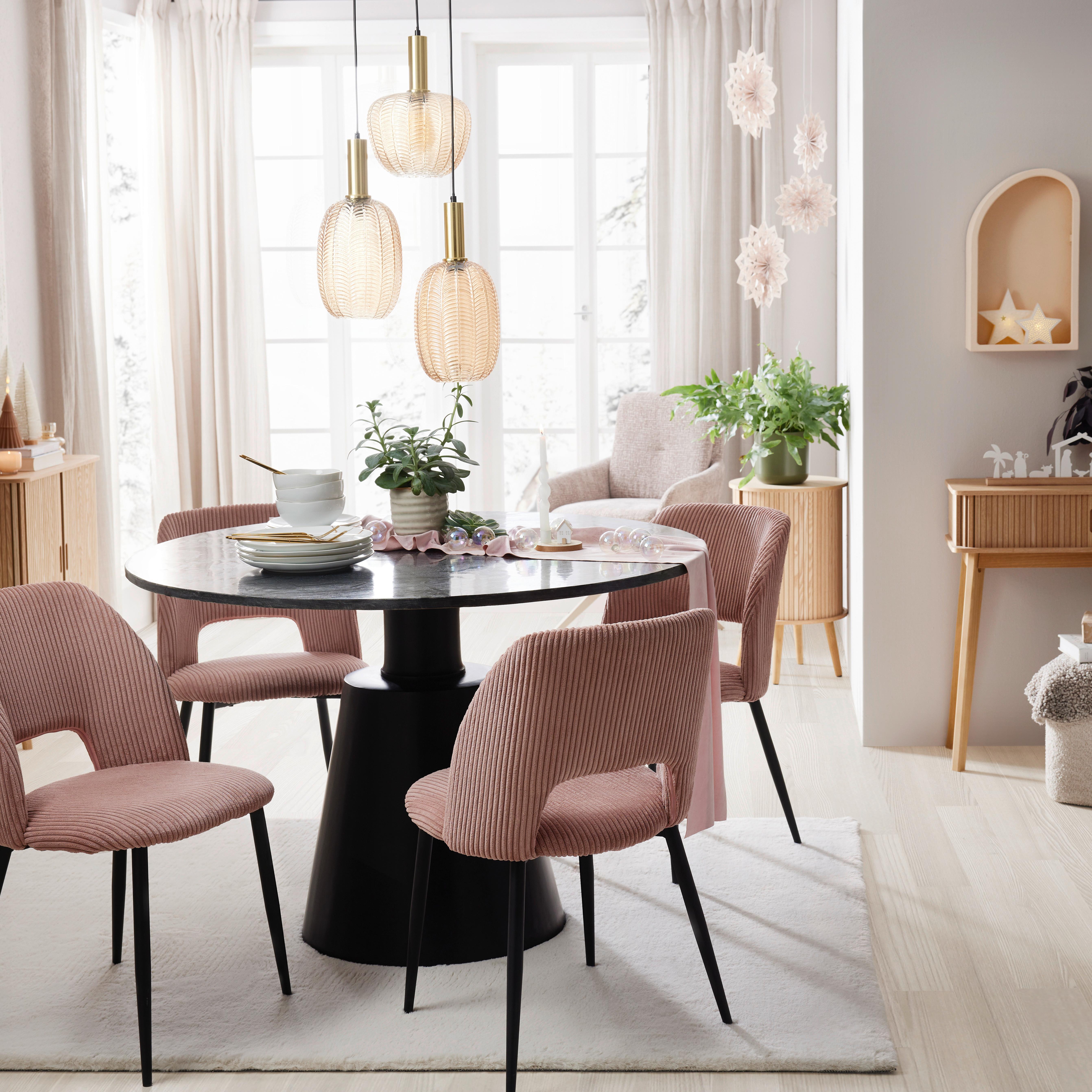 Dekostoff Viola Mauve ca. 35/180cm - Mauve, Konventionell, Textil (35/180cm) - Modern Living