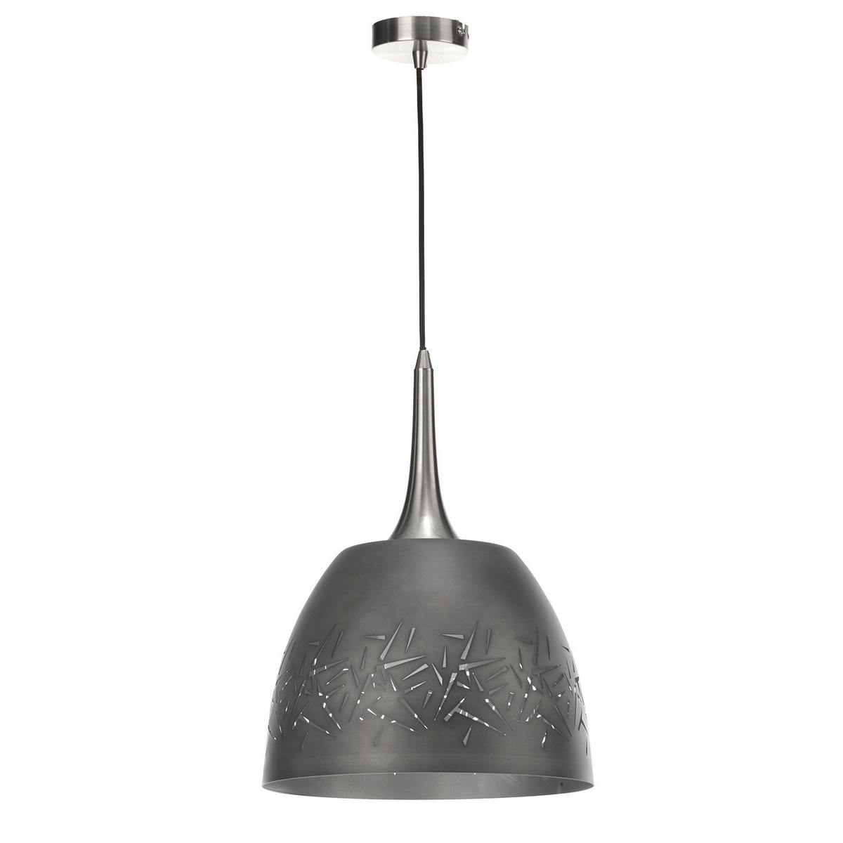 Hängeleuchte Bruk Schwarz max. 22 Watt - Schwarz, KONVENTIONELL, Metall (32/100cm)