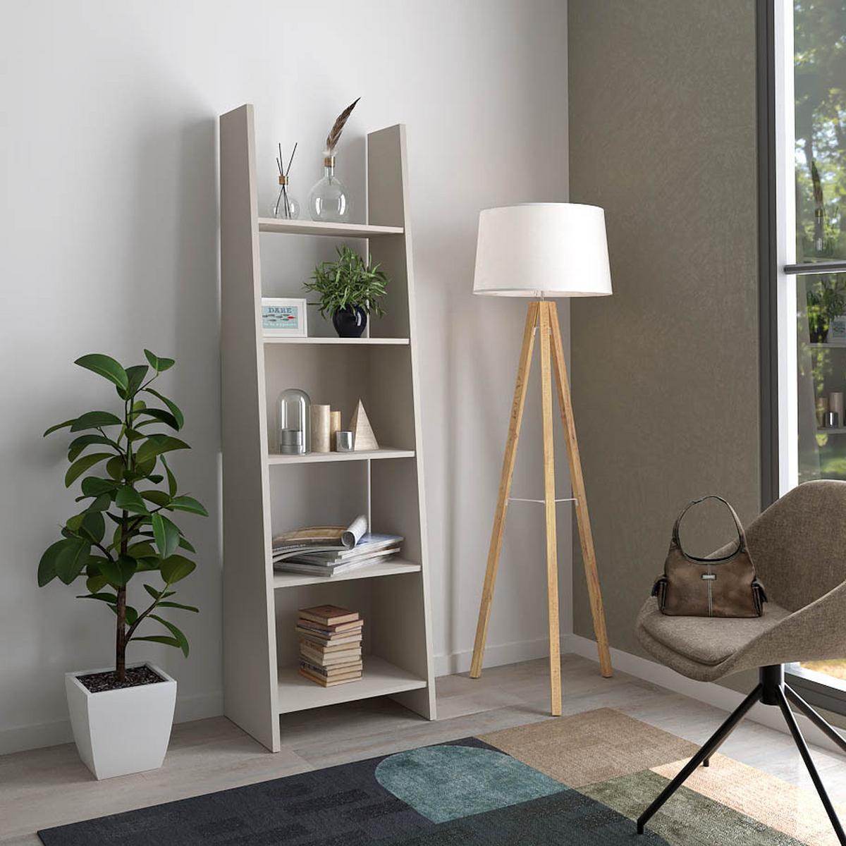 Regal Pisa Kaschmirfarben - Kaschmir, MODERN, Holzwerkstoff (54/186/38cm) - Mömax