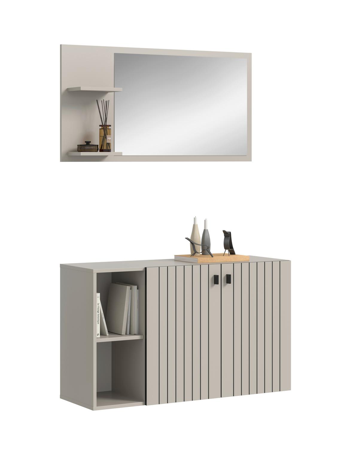 Predsoba Station, Kašmir, 2-Delna - kašmir, Design, leseni material (106/192/37cm) - MID.YOU