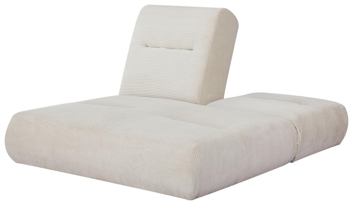 Zofa Luna, Bež, Funkcija Ležišča - bež, Design, tekstil (159/88/160cm) - Livetastic