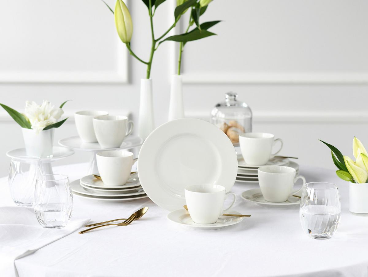 Kávéskészlet 24911 Venice Creme - krémszínű, Basics, kerámia - Creatable