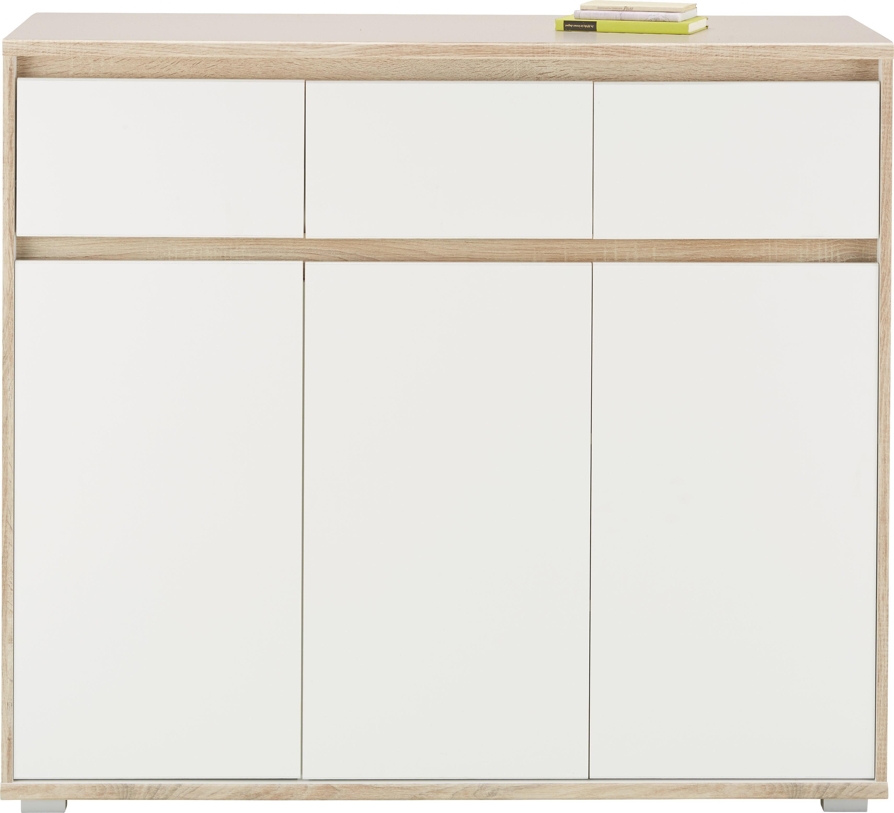 Sideboard in Weiß/Sonoma Eiche online kaufen mömax