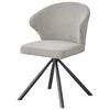 STOL JANA -BASED- - ljusgrå/grå, Lifestyle, metall/textil (55/82/58cm) - Based