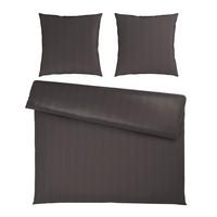 Bettwäsche Xenia Streif XXL Anthrazit ca. 200x200cm - Anthrazit, MODERN, Textil (200/200cm) - Premium Living