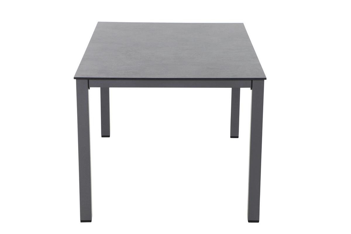GARTENTISCH K95704 - Anthrazit, KONVENTIONELL, Holzwerkstoff/Kunststoff (160/90/72cm) - Siena Garden