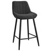Taburet de bar GAMA - negru, Basics, lemn/metal (46,5/94,5/53,5cm) - Mömax