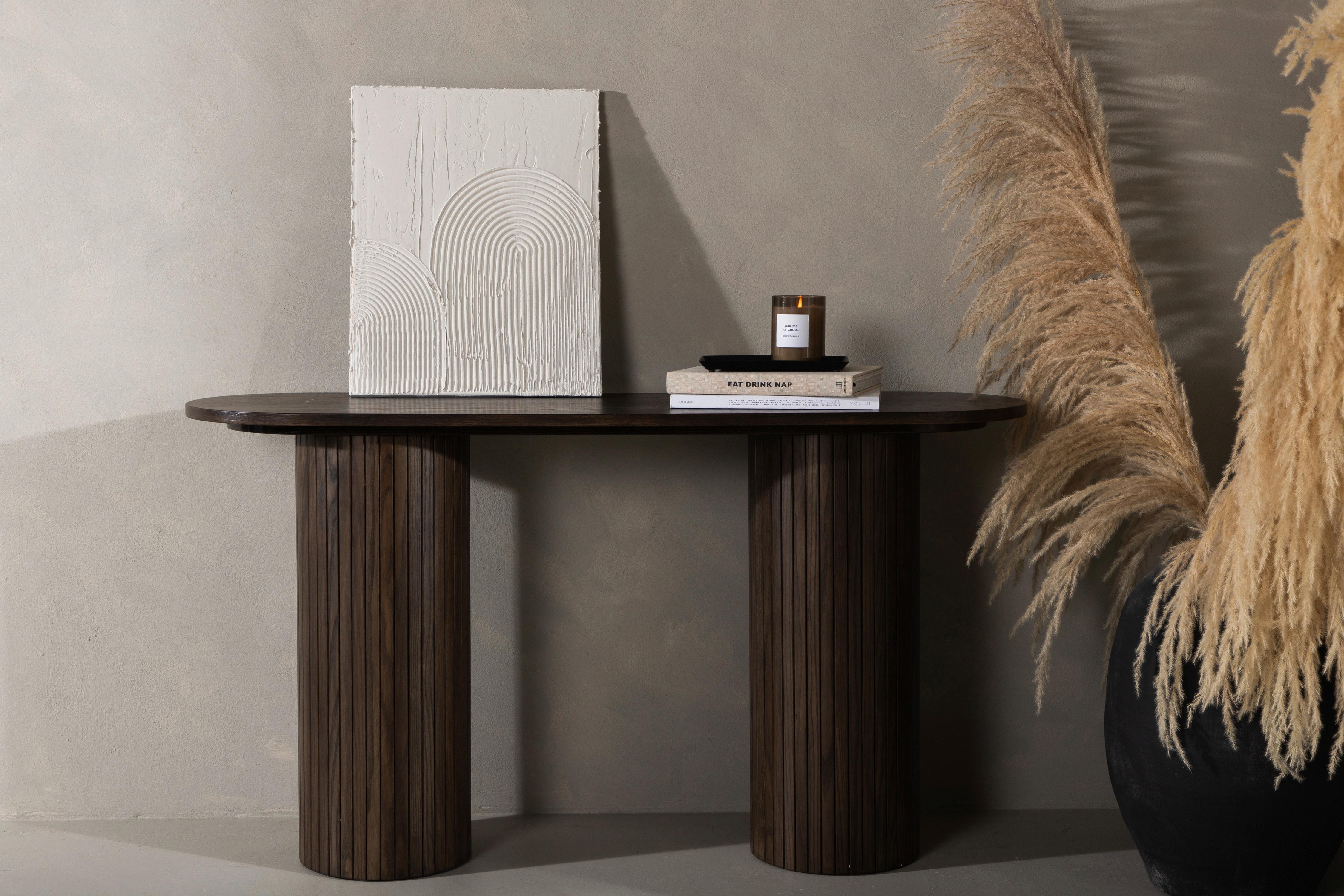 KONSOLE BIANCA - Mokka, Design, Holzwerkstoff (130/40/72cm) - Livetastic