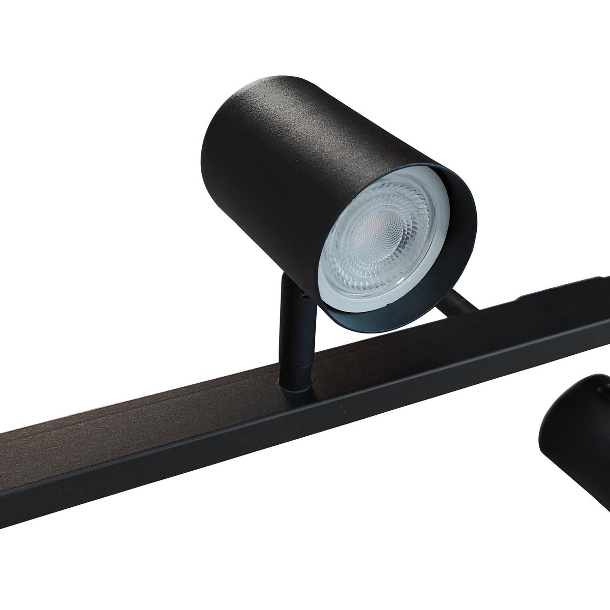 Hängeleuchte Lb-731/6l Bk_snow 6 - Schwarz, Design, Metall (115/45/150cm)
