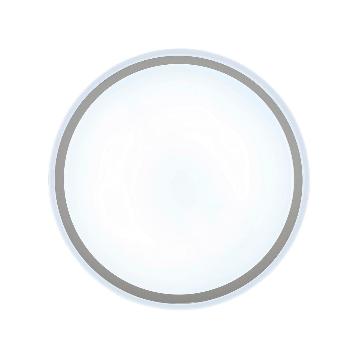 Stropna Led-svetilka Farbi - barve kroma/bela, Moderno, kovina/umetna masa (38/38/6cm) - Mömax