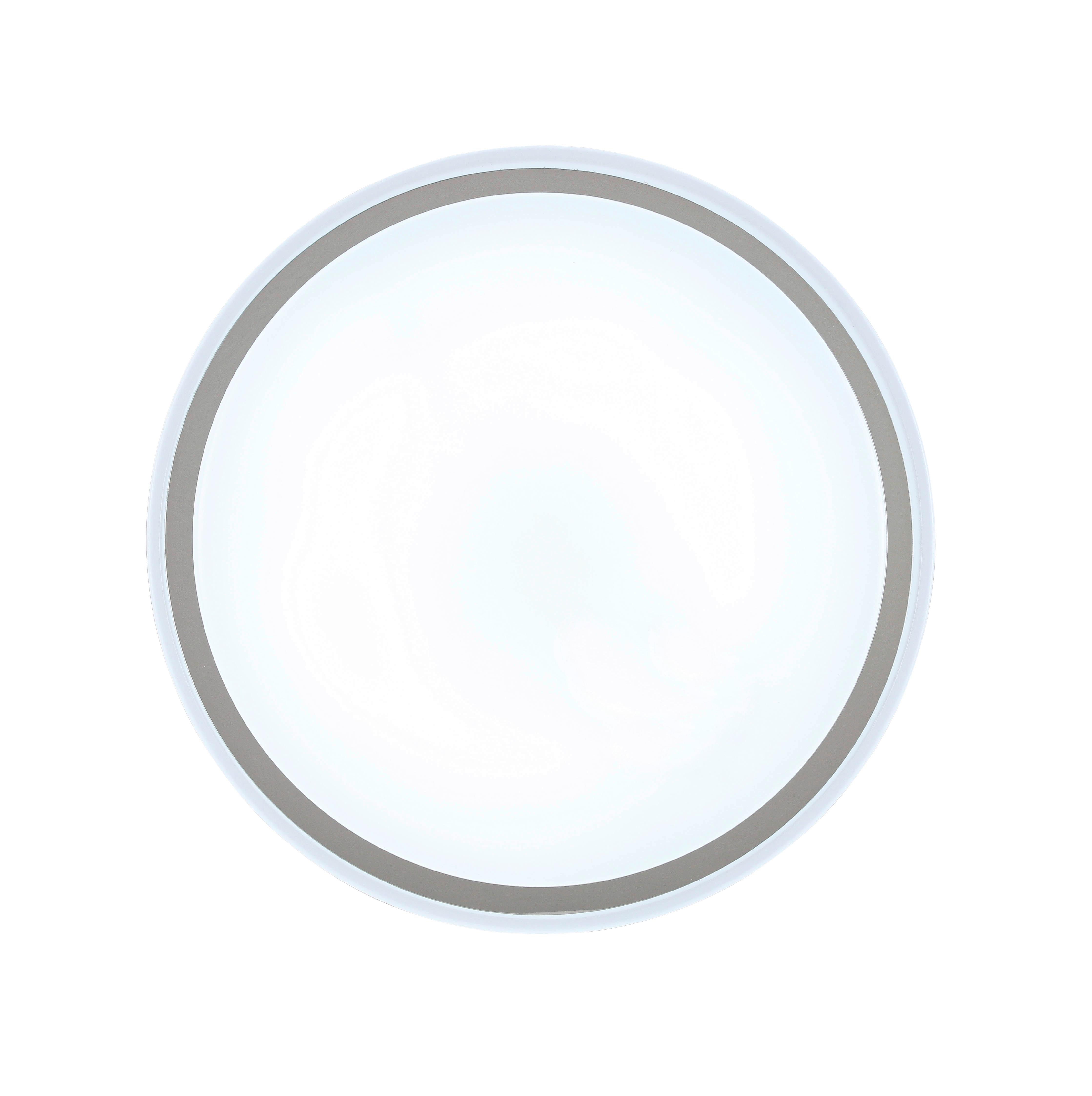 LED-TAKLAMPA FARBI - vit/kromfärg, Modern, metall/plast (38/6cm) - Mömax