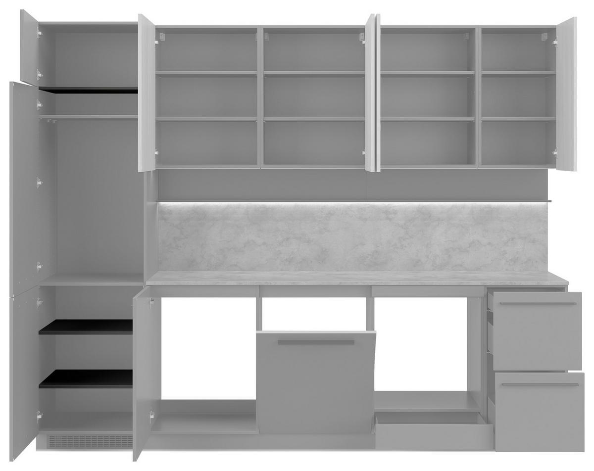 Einlegebodenset K49-POL357/49 Graphitfarben, - Graphitfarben, Basics, Holzwerkstoff (57,8/80,3/48,9cm) - Visiona