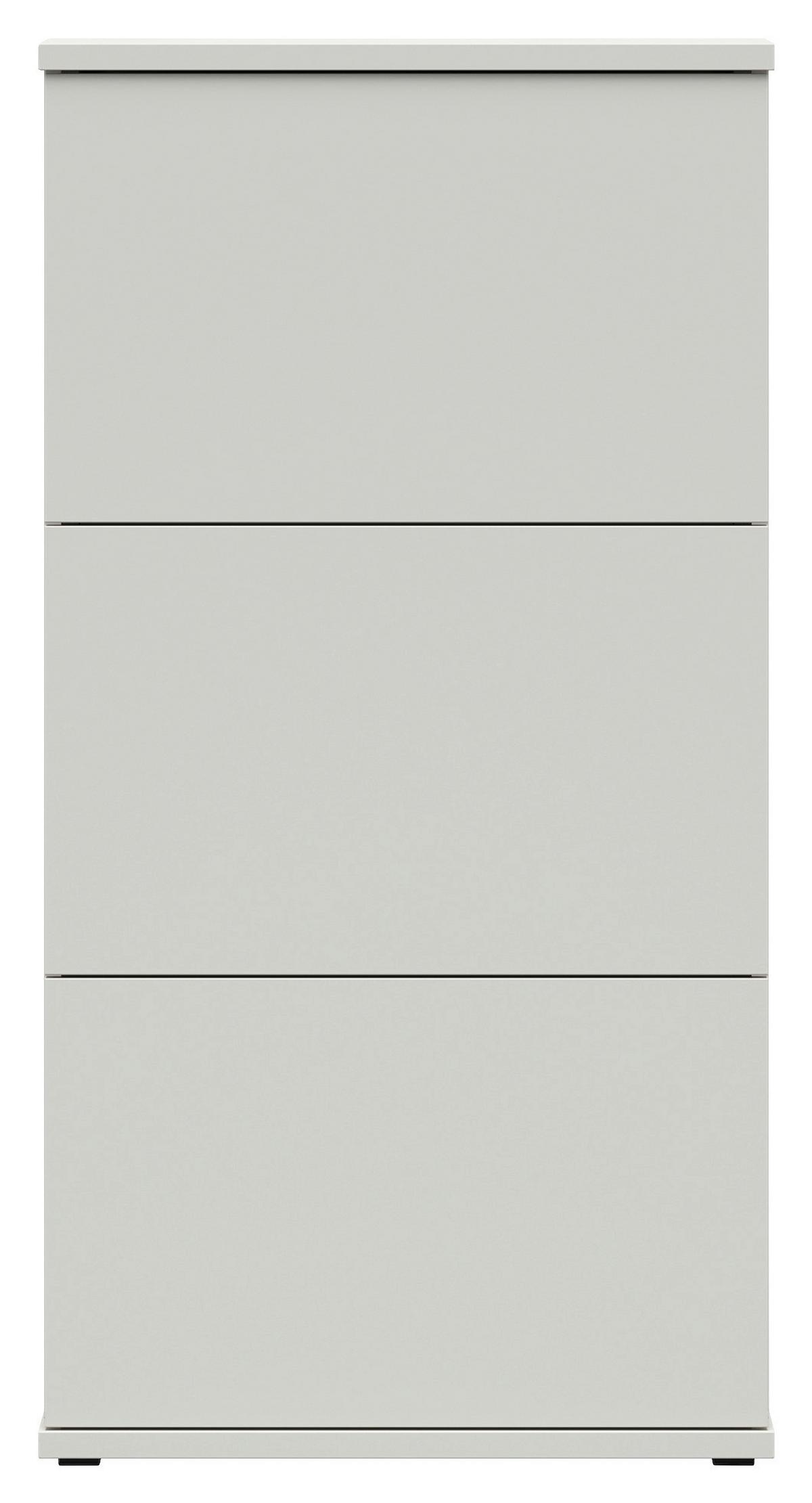 Schuhkipper Antonio Kaschmir/Evoke Eiche - Eichefarben/Creme, Modern, Holzwerkstoff/Kunststoff (61/118/21cm) - Mömax