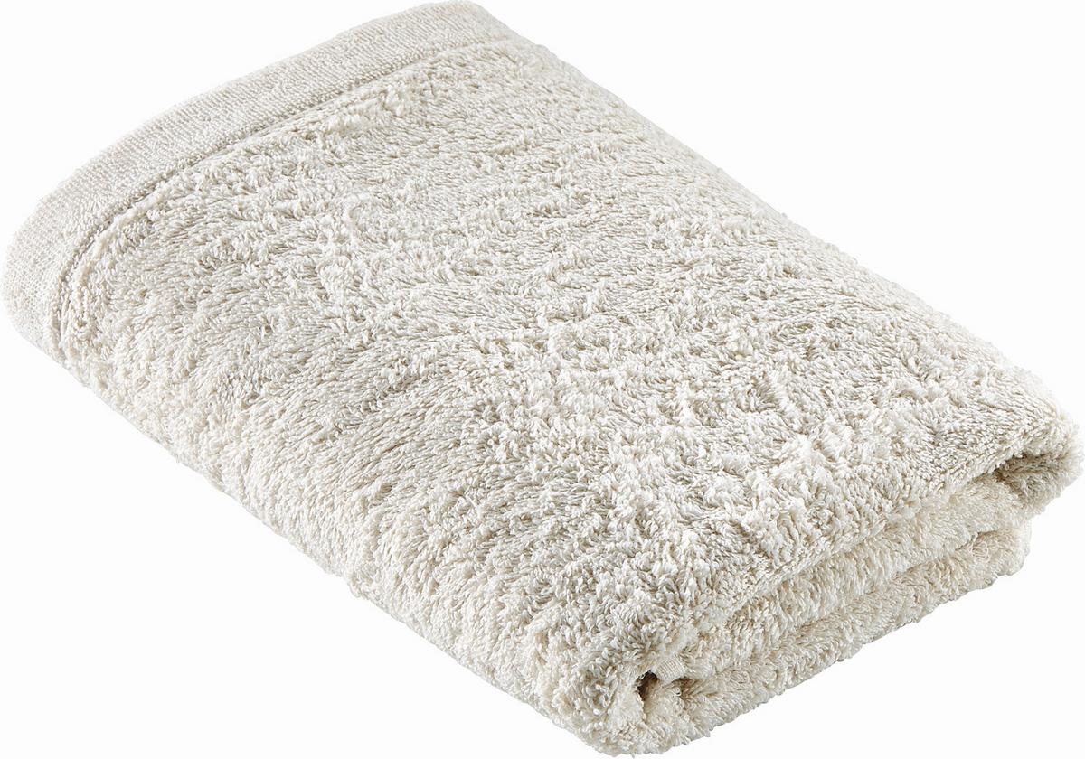 RĘCZNIK LIFESTYLE UNI - kolor naturalny, Basics, tkanina (50/100cm) - Cawoe