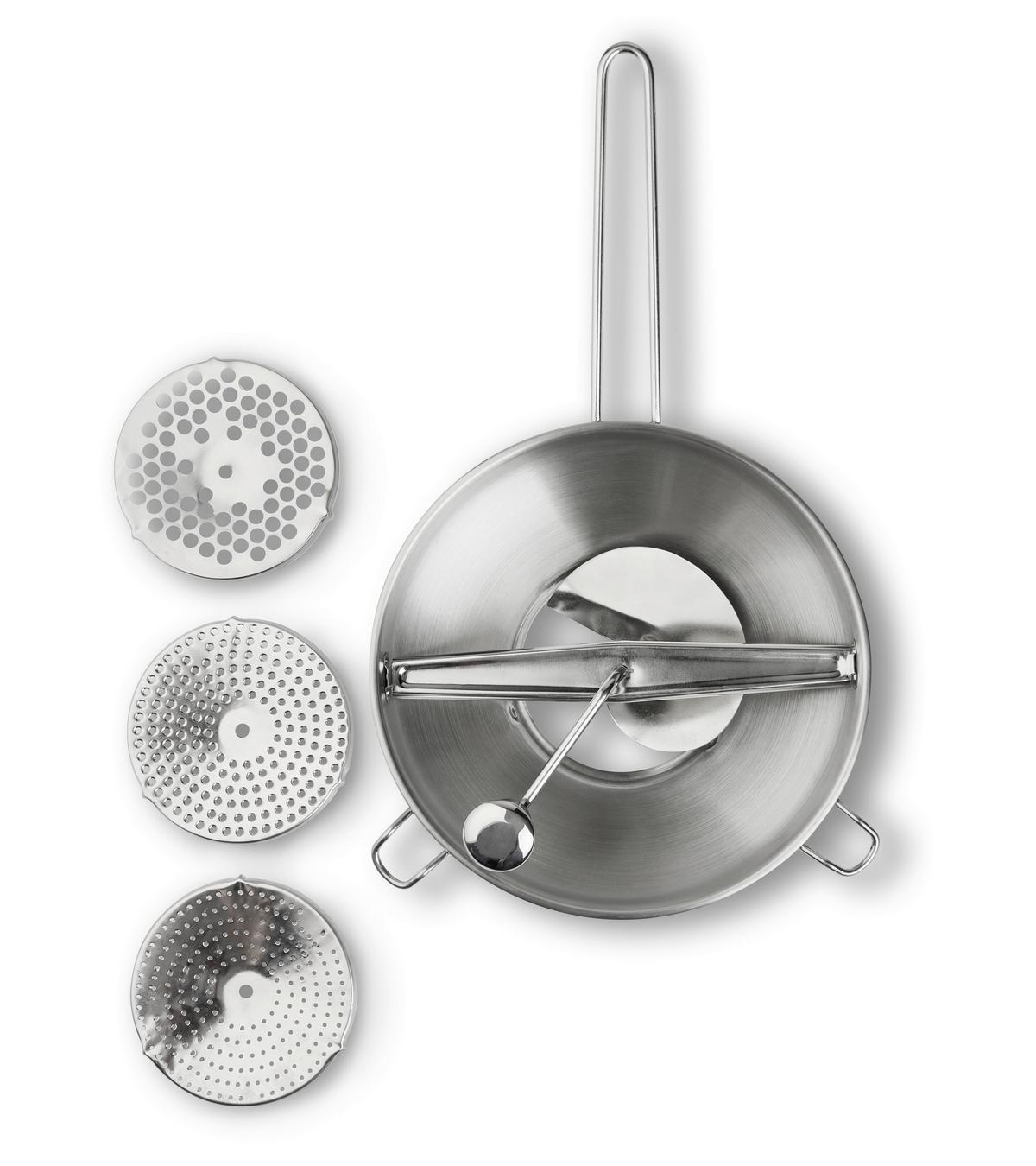 SITKO DO PRZECIERANIA LD-10108-02 - kolor stalowy, Basics, metal (24/8,4cm) - Homeware Profession.