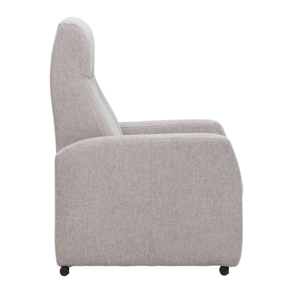 Relaxsessel Times in Grau - Grau, MODERN, Kunststoff/Textil (76/110/80cm) - Mömax