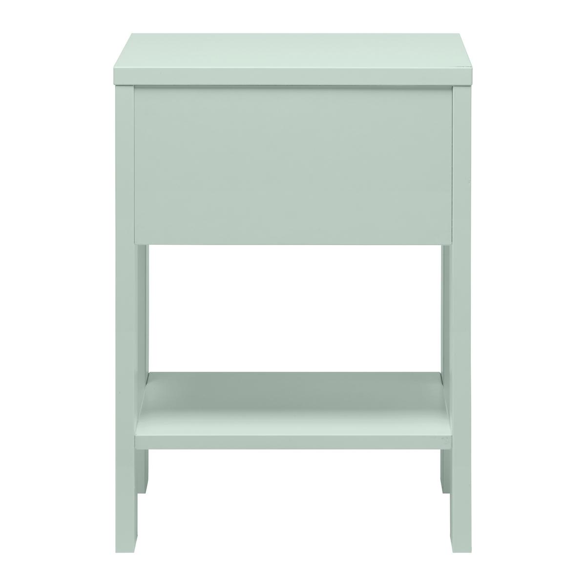 MĂSUțĂ DE NOAPTE NIZZA - verde gri, Romantik / Landhaus, lemn (42/57,5/36cm) - Zandiara