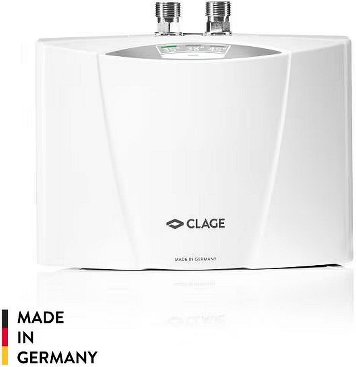 Durchlauferhitzer 106886 Weiß - Weiß, Metall (18,6/13,5/8,7cm) - HKT